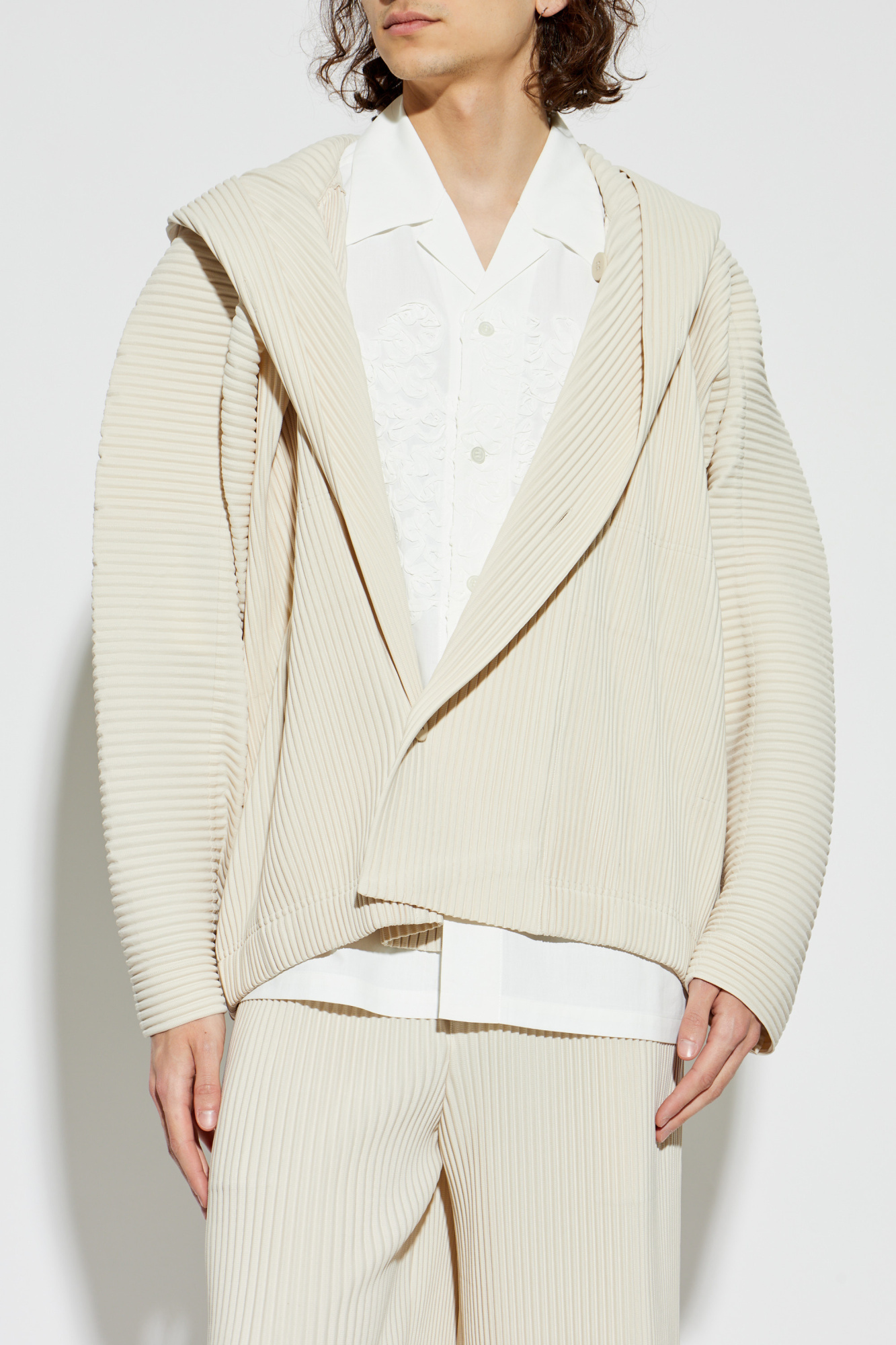 Homme Plissé Issey Miyake Pleated hoodie | Men's | Vitkac